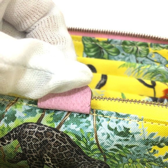 HERMES Azap Long Silk-In Zip Around Long Wallet Epsom Pink Based/SilverHardware - Picture 7 of 16